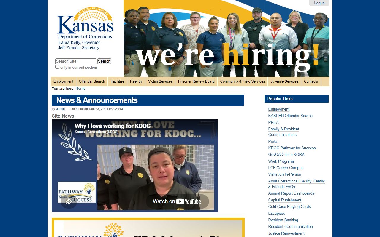 Russell County court charge records KDOC source