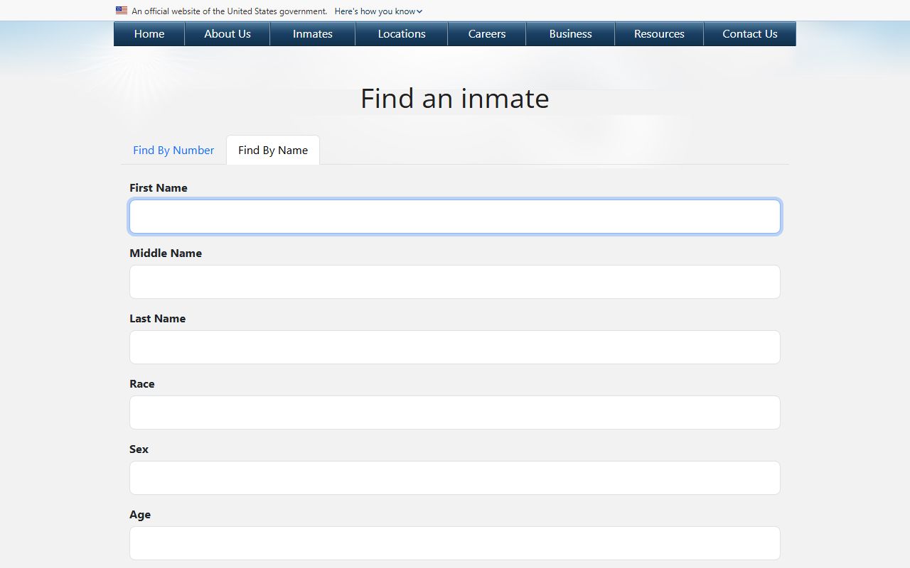 Russell County inmate records BOP by name search source