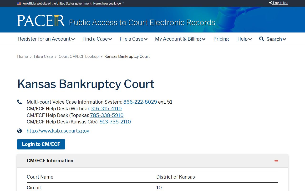 Russell County inmate records PACER federal court source